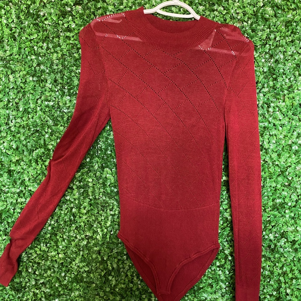 FREE PEOPLE SWEATER BODYSUIT